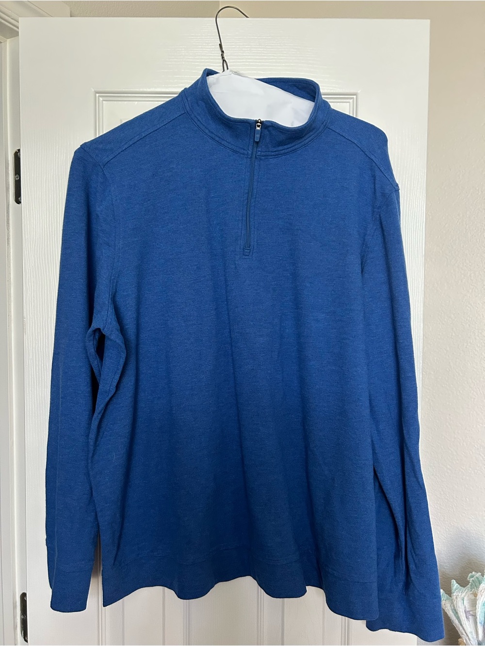 Southern Tide Blue Half-Zip Sweater